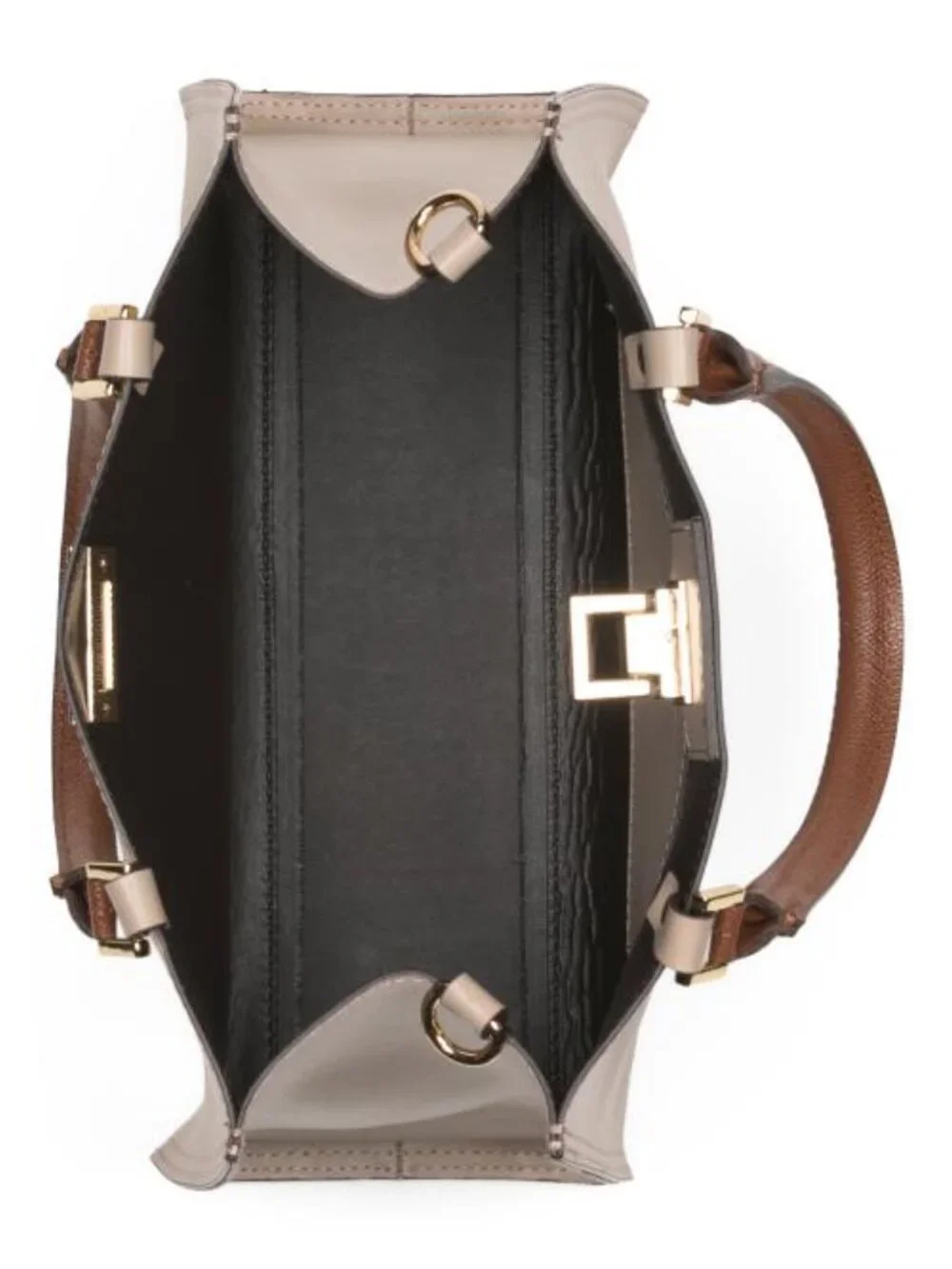 CHEVAL metal tone satchel
